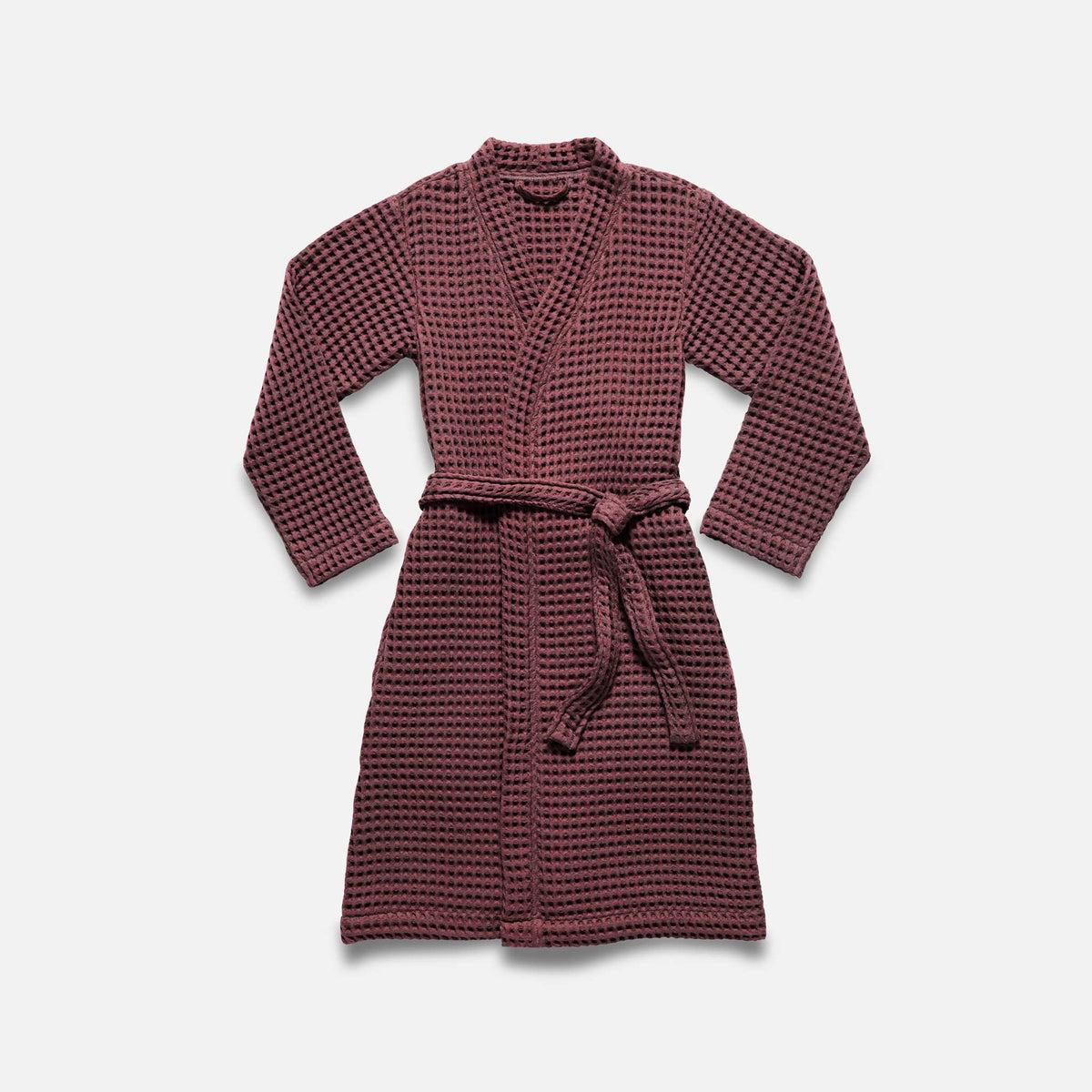 Dreamweave Waffle Robe - Plum / XS